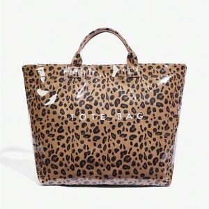 Leopard Print Tote Bag